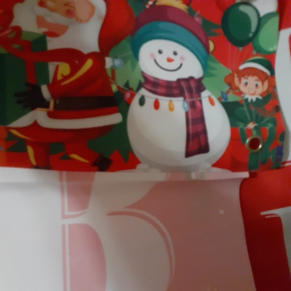 🎅 MERRY CHRISTMAS Banner Flag set indoor outdoor - Picture 8 of 9